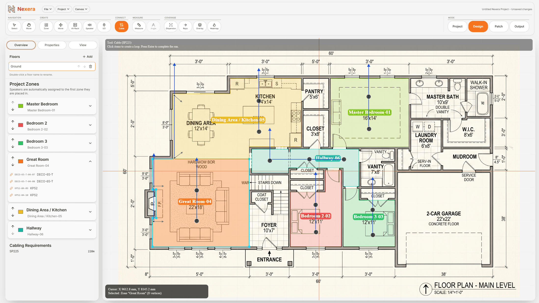 Nexera AV Design Interface